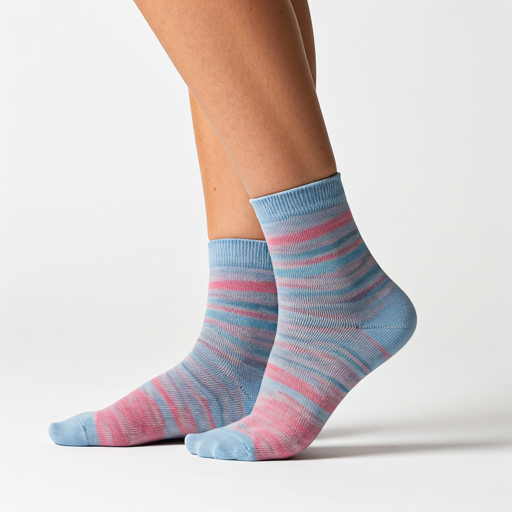 Kolorowe skarpetki do pilatesu